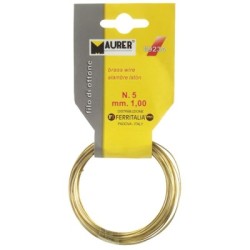 Alambre Latón Maurer N.º 1/ 0,6 mm. 20 Metros