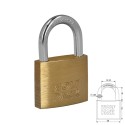 Candado Latón Arco Normal 30 mm.