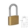 Candado Latón Arco Largo 20 mm.
