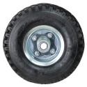 Rueda Carretilla Almacén / Sacos Neumática Llanta Galvanizada Eje Descentrado Diámetro 20 mm.