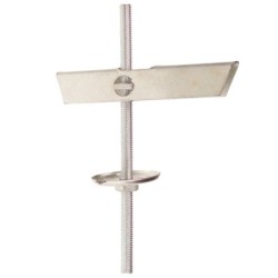 Taco Vuelco Metal Tornillo M 4 (Caja de 50 piezas)