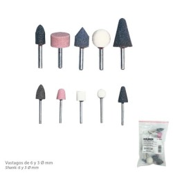 Juego Fresas para Amoladora Neumática 10 Piezas