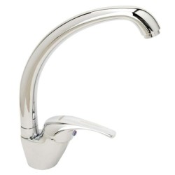 Monomando Fregadero Con Caño Alto Con Cartucho cerámico Diámetro 40 mm.