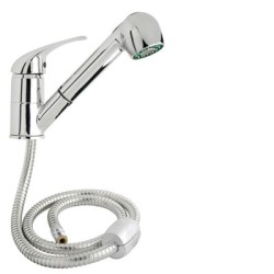 Monomando "Línea Flow" Fregadero Telescópico Con Cartucho Cerámico Diámetro 40 mm.