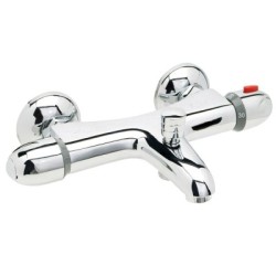 Monomando "Línea Flow" Baño y Ducha Termostático Con Cartucho cerámico Diámetro 40 mm.