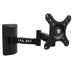 Soporte Tv Metalizado Articulado Negro 12 a 30 " Máximo 30 Kg.