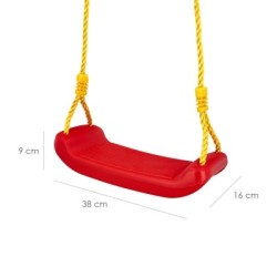 Columpio Jardín Asiento Con Cuerda