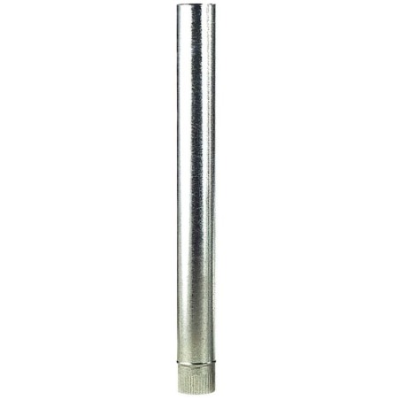 WOLFPACK Tubo Estufa Acero Galvanizado Diámetro 100 mm, Ideal Estufas de Leña, Chimenea, Alta resistencia, Conducto Humos