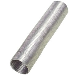 Tubo Aluminio Compacto Gris Diámetro 110 mm. / 5 metros