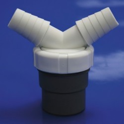 Conexión T-219 PP Doble Toma Lavadora