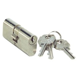 Cilindro Lince Ovalado niquelado 0603/54 mm.