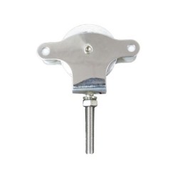 Polea Tendedero WOLFPACK Inoxidable 40 mm. / Roldana Metálica Con Tornillo