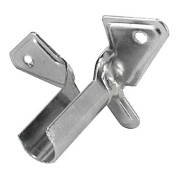 Soporte Barra 12 mm. Diámetro Cromo Lateral