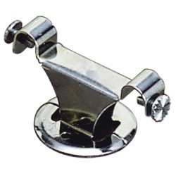 Soporte Barra 12 mm. Diámetro Cromo Techo Doble