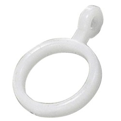 Anillas Dobles Cortina Blanca Diámetro Interior 20 mm.