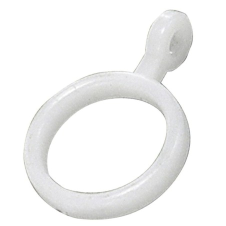 Anillas Dobles Cortina Blanca Diámetro Interior 20 mm.