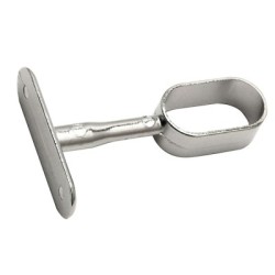 Soporte Barra Ovalado Central Níquel