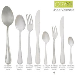 Tenedor Postre Valencia 154 mm. Caja 12 unidades