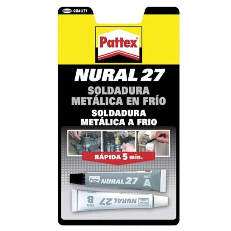 Nural- 27 Aluminio Gris (Juego 2 Tubos 22 cmÂ³.)