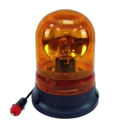 Baliza Rotatoria Magnética / Atornillable 18 cm. Ámbar