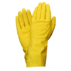 Guantes Látex 100% Basic domésticas L (Par)