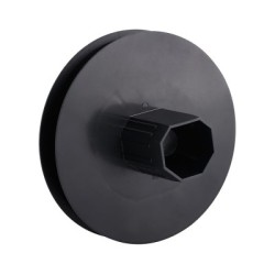 Disco Persiana Plástico Espiga Metálica 120x40 mm. Cinta 14 mm.