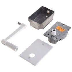 Torno Elevación Persiana Empotrar Blanco