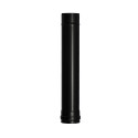 Tubo de Estufa Pellet Acero Vitrificado Negro Diámetro 80 mm. Longitud 50 cm. Estufas de Leña, Chimenea, Alta resistencia,