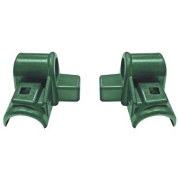 Cojinete Plástico Para Carretilla Obra Amarilla 1 Agujero (Juego de 2 piezas)