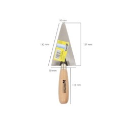 Paletín WOLFPACK Mango Madera 342 / 130 mm.