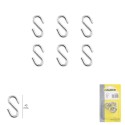 Gancho "S" 40 mm. Zincado (Blíster 6 piezas) Uso Domestico