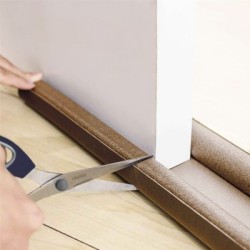 Burlete Puerta Espuma Marrón Bajo puerta 95 cm.