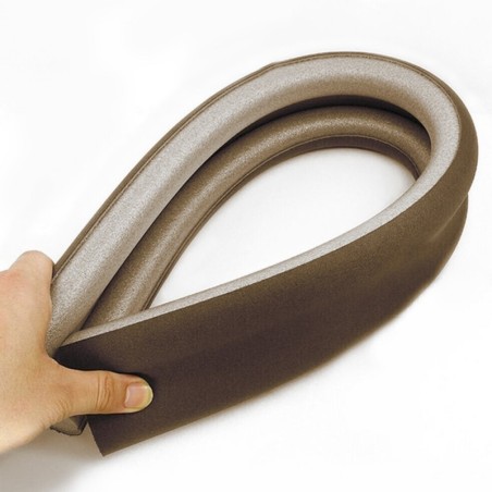 Burlete Puerta Espuma Marrón Bajo puerta 95 cm.