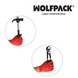 Guantes Látex / Nylon Gripflex Talla 7" (Par)