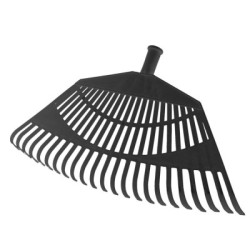 Rastrillo Plástico Trapezoidal Color Negro 32 Dientes