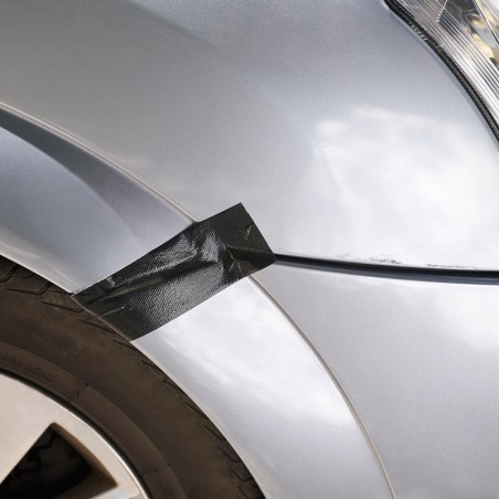 Cinta Americana "Muscle" Color Negro 48 mm. x 25 metros. Super Resistente, Sellar, Reparar, Unir, Fijar, Sujetar, Empaquetar.