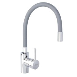 Grifo Monomando Fregadero Flexible Caño Alto, Grifo De Cocina Flexible Caño Alto. Cartucho cerámico Diámetro 35 mm.