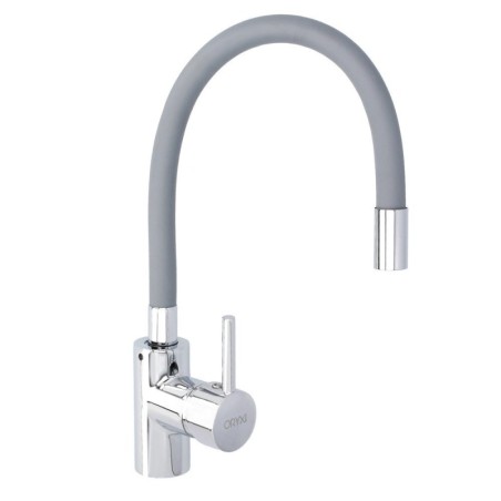 Grifo Monomando Fregadero Flexible Caño Alto, Grifo De Cocina Flexible Caño Alto. Cartucho cerámico Diámetro 35 mm.