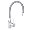 Grifo Monomando Fregadero Flexible Caño Alto, Grifo De Cocina Flexible Caño Alto. Cartucho cerámico Diámetro 35 mm.