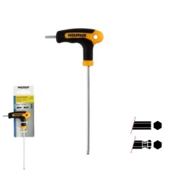 Llave Allen Con Bola Mango Bimaterial "Soft Touch" Forma T 3,0 mm. Acero Cromo Vanadio, Destornillador Allen, llave hexagonal