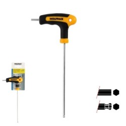 Llave Allen Con Bola Mango Bimaterial "Soft Touch" Forma T 4,0 mm. Acero Cromo Vanadio, Destornillador Allen, llave hexagonal