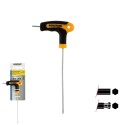 Llave Allen Con Bola Mango Bimaterial "Soft Touch" Forma T 2,0 mm. Acero Cromo Vanadio, Destornillador Allen, llave hexagonal