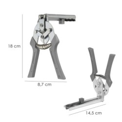 Alicates Para Mallas / Enrejados / Cercas con Cargador de 50 Grapas
