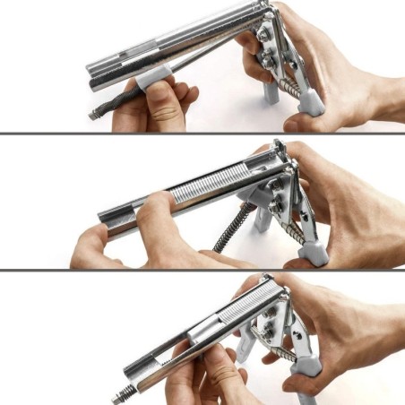 Alicates Para Mallas / Enrejados / Cercas con Cargador de 50 Grapas