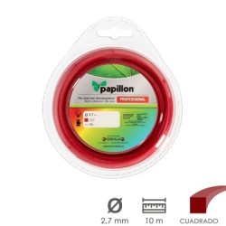 Hilo Nylon Desbrozadoras Cuadrado Profesional Diámetro 2,7 mm. Rollo 10 metros.