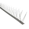 Pincho Anti Palomas / Pájaros 1 Metro Inoxidable Pincho Doble 80 Pinchos. Adaptable a Varias posiciones