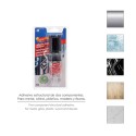 Pegamento Epoxi 2 Componentes (25 Ml.) Pegamento Metal, Cristal, Espejos, Plásticos, Mármol, Embarcaciones, Madera, Piel, etc..