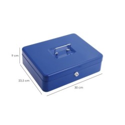 Caja Caudales WOLFPACK Pintada N.º 4 300x235 mm. Con Bandeja Interior