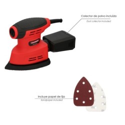 Lijadora WOLFPACK Delta 220 Watt. Lijadora Mouse Multifunción. Decapado, Lijado, Eliminar Oxido, etc..