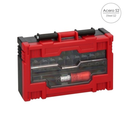 Juego De Puntas Destornillador Acero Con Adaptador Rápido 32 Piezas